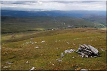 NN3898 : Small slab cairn by Nic Bullivant