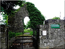 G8839 : First Protestant church ruins, Manorhamilton by Kenneth  Allen