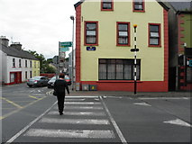 G8839 : Pedestrian crossing, Manorhamilton by Kenneth  Allen