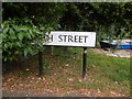 High Street sign