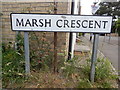 Marsh Crescent sign