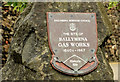 D1003 : Gas works plaque, Ballymena by Albert Bridge