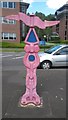 NZ2263 : Millennium Milepost, William Armstrong Drive, Newcastle upon Tyne by Graham Robson