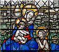 Detail, Stained glass window, St Mary