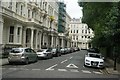 View up Earls Court Square #3