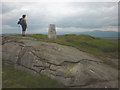 SD7260 : Trig point on Bowland Knotts (430m) by Karl and Ali