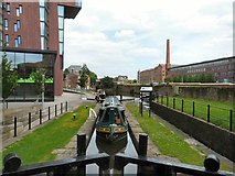 SJ8598 : First lock on the Ashton Canal by Gerald England