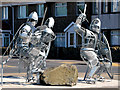 Medieval knights sculpture, Carrickfergus (1)