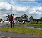 SJ9325 : GR.3 Harrier Gate Guard at RAF Stafford by Anthony Parkes