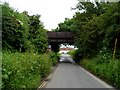 Railway bridge over disused railway