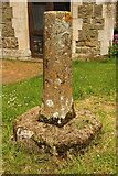 TF3374 : Churchyard cross base by Richard Croft