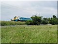 SJ6796 : Train Crossing Chat Moss by David Dixon