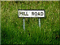 Mill Road sign