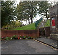 ST6071 : Steps up to School Road Park, Bristol by Jaggery