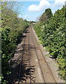 Towards the railway station from Imber Road, Warminster