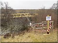 NN7170 : Closed off bridge, Glen Garry by Richard Webb