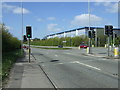 Traffic lights on the A38