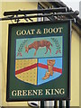 Sign for The Goat and Boot, East Hill, CO1