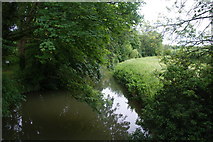 TL4354 : The River Cam near Trumpington by Bill Boaden