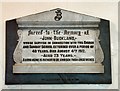 SJ9593 : Memorial to John Buckland by Gerald England