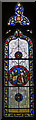 TQ7218 : Stained glass window, St John the Baptist church by Julian P Guffogg