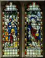TQ6821 : Stained glass window, St Thomas Becket church, Brightling by Julian P Guffogg
