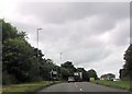 A39 approaching Tolgarrick roundabout