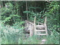 Footbridge over Ellhirst Beck at Whin Moor Plantation