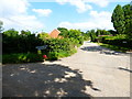 West Flexford Lane seen from the junction with Flexford Road