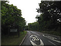 TL8146 : Entering Cavendish on the A1092 Melford Road by Geographer