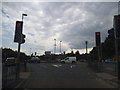 Lights at the junction of Ruxley Lane and Chessington Road