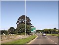 Approaching roundabout from County Hall