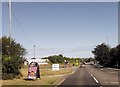 Truro City football club entrance from A390