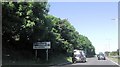 Approaching Langarth Park and Ride roundabout