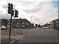 Sherwood Park Road at the junction of Manor Road