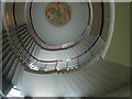 SD4264 : The spiral staircase Midland Hotel Morecambe by Steve  Fareham