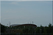 TQ3785 : View of the Velodrome from Queen Elizabeth Olympic Park #2 by Robert Lamb