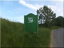 ST4716 : Sign beside the road through Hamdon Hill Country Park by David Smith