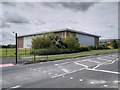 NZ3570 : Sports Hall, John Spence Community High School by David Dixon