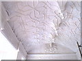 SW8458 : Trerice, plaster ceiling of Great Chamber by David Hawgood