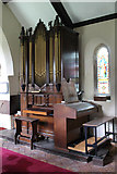 SK2634 : Organs, All Saints' church, Dalbury by J.Hannan-Briggs