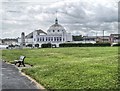 NZ3572 : Whitley Bay War Memorial and Spanish City Dome by David Dixon