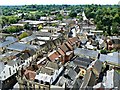 SP0202 : South-west from St John's Church tower roof, Cirencester (1) by Brian Robert Marshall