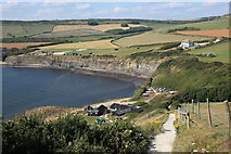 SY9078 : East end of Kimmeridge Bay by Rob Noble