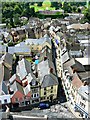 SP0202 : West from St John's Church tower roof, Cirencester (3) by Brian Robert Marshall
