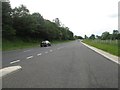 NY6764 : Layby and the A69 heading towards Carlisle by James Denham