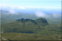 NC1518 : Aerial view of Suilven from the north west by Adrian Beney