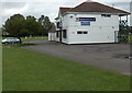 ST4887 : Sudbrook Cricket Club pavilion, Caldicot by Jaggery