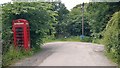 Telephone box at Upper Booth