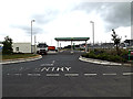 TL9929 : HGV Fuel Filling Station at the Services by Geographer